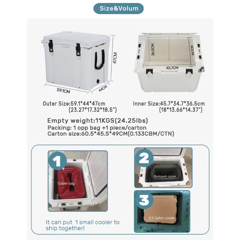 55QT Commercial Grade Rotomold - đánh giá và giá Outdoor Adventure Box