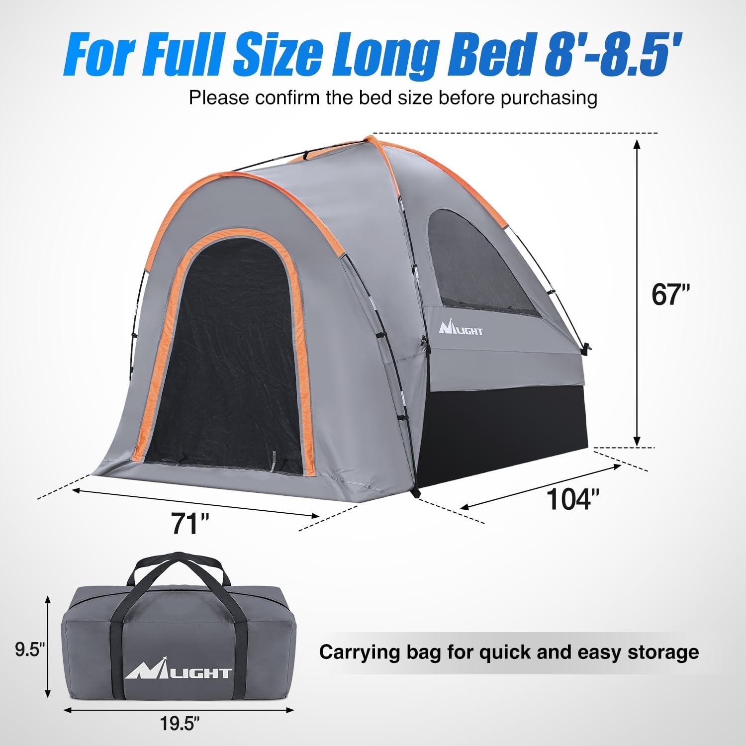 Nilight Truck Bed Tent, Pickup - đánh giá và giá Outdoor Adventure Tent