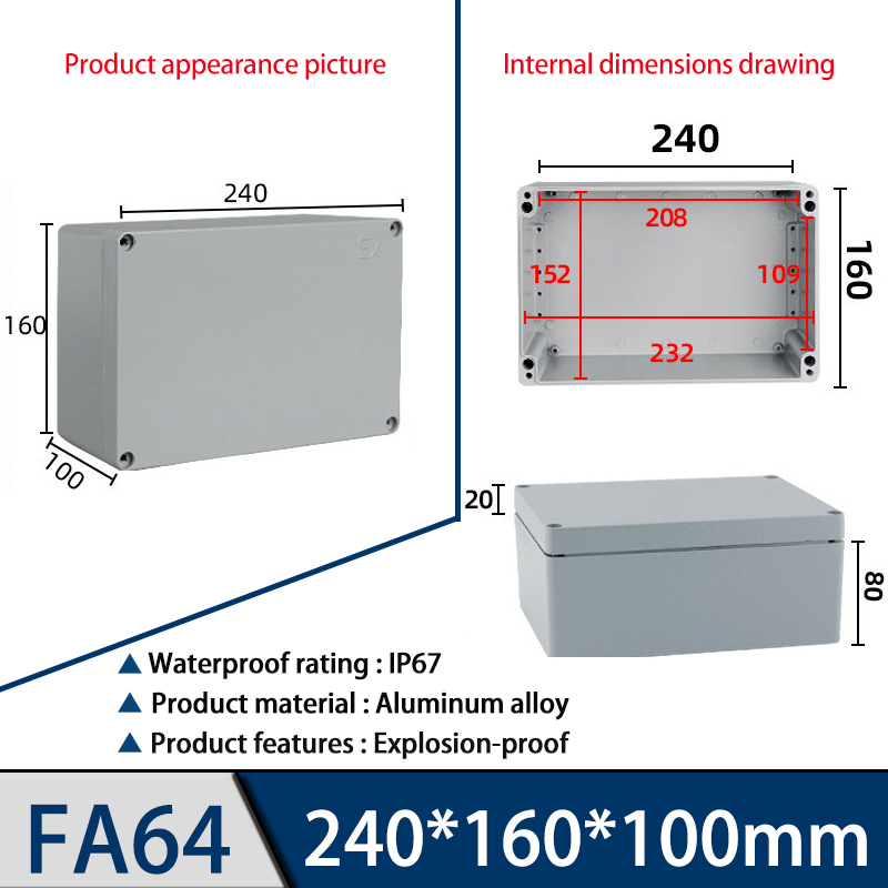 FA64 cast aluminum junction bo - đánh giá và giá Outdoor Adventure Box