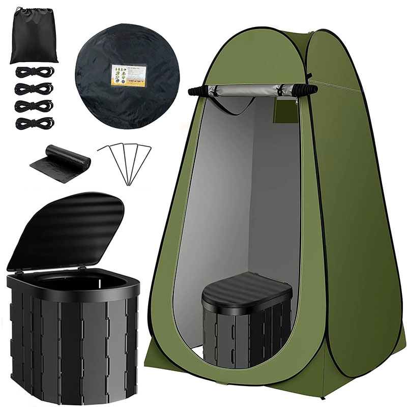 ‌Portable Pop-Up Toilet Tent P - đánh giá và giá Outdoor Adventure Tent