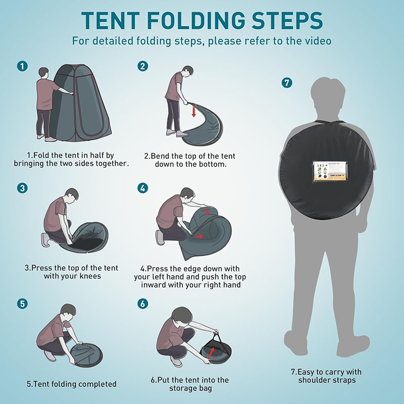 ‌Portable Pop-Up Toilet Tent P - đánh giá và giá Outdoor Adventure Tent