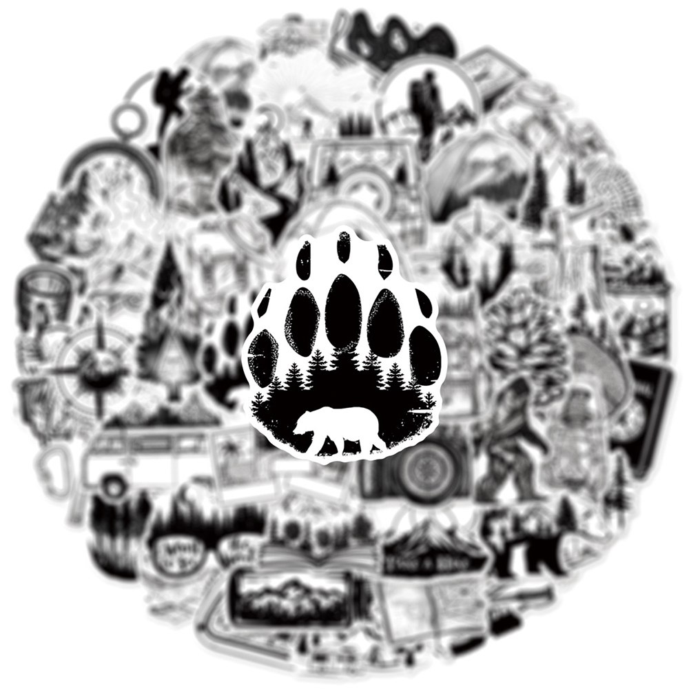 10/30/50pcs Black White Outdoo - đánh giá và giá Outdoor Adventure Girls